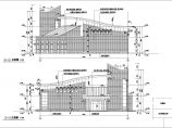 某城市单层混凝土框架结构会堂建筑施工图图片1