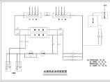 某工程水源热泵系统机房流程图、平面图图片1