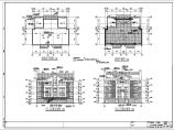888平三层框架结构别墅结构施工图（含建筑图）图片1