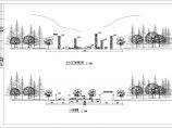 某地区市桥南公园园林设计施工图纸图片1