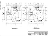 大型三层别墅全套电气设计cad施工图（带空调图）图片1