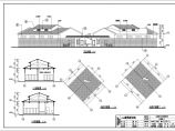 某公园单层框架结构公厕建筑施工图纸图片1