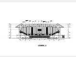 南靖县两层框架结构小型体育馆建筑设计施工图图片1