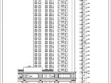 某地二十八层框架结构商住楼建筑设计施工图图片1