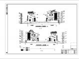 【宁波】砌体结构西班牙风格三层住宅楼建筑施工图（含效果图）图片1