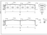 某单层双跨门式钢结构生物产业园内生产车间建筑设计（长49米 宽36米）图片1
