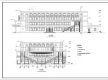 某中学三层框架结构食堂综合楼建筑设计方案图图片1