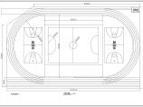 某学校塑胶跑道设计施工设计方案图（五张）图片1