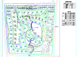 某别墅小区的总体规划图（含技术指标）图片1