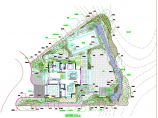 小型别墅周围景观绿化设计cad图纸（标注详细）图片1