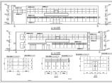 杭州2层框架结构学校食堂建筑设计施工图图片1