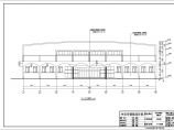 某电厂三层框架结构羽毛球馆建筑设计方案图纸图片1