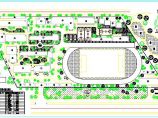 某城市中学规划设计CAD平面总图纸图片1