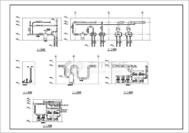 某小区集中供热热力站(分区供热)设计施工图