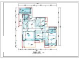 温馨现代简约2居室室内设计全套CAD施工图（含效果图）图片1