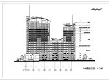 高层住宅小区总平面布置图和单体建筑方案筑图图片1