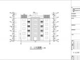 四层联排别墅框架结构建筑设计施工图图片1