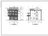框架三层带露台朴素农村房屋建筑设计图图片1