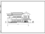 某地两层框架结构日式别墅建筑设计方案图图片1