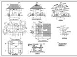 工业区入口广场廊亭施工图（共8张）图片1