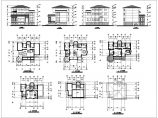 现代风格带架空层三层半独栋房屋建筑设计图图片1