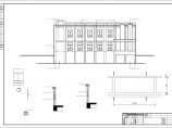 山阳县两层框架结构中学餐厅建筑设计施工图图片1