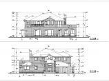 某小区两层砖混结构别墅建筑设计方案图图片1