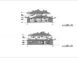 某小区二层坡屋顶别墅建筑设计施工图图片1