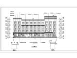 大武镇众藏医药学校4层框架公寓楼建筑施工图图片1
