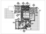 摩纳哥风格两层别墅装修设计施工图纸（带楼梯实景图）图片1