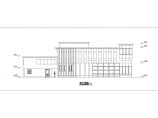 江南某艺术家2层砖混结构工作室及生活区建筑方案图图片1