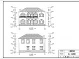 某地农村2层带阁楼砖混结构别墅方案图图片1