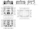 某二层双拼别墅建筑设计图（长21.6米 宽16.2米）图片1