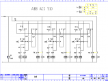 ABB电控柜控制原理图(一拖三)图片1