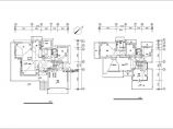 某私人小别墅电气设计施工CAD布置图纸图片1