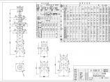 某地区转角塔单线图电气设计图（含材料表）图片1