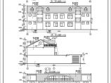 某地区二层框架结构别墅建筑设计施工图（带阁楼）图片1