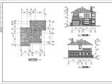 某二层简欧风格独栋别墅建筑设计施工图图片1
