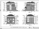 金华市三层框架结构小别墅建筑施工图图片1