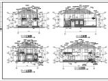 某地区异形柱框架结构别墅结构施工图图片1