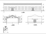 某地区跨度15米的单层钢屋架结构厂房全套施工图图片1
