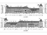 【山东】现代风格四层框剪结构办公楼建筑施工图图片1