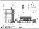 六层省文化艺术中心建筑设计cad施工图（带总平图）图片1