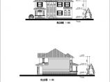 某地多套三层砖混结构小别墅建筑设计方案图纸图片1