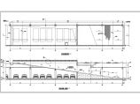 单层混凝土框架结构人防地下车库建筑施工图纸图片1