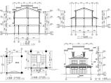 某地三层框架结构徽派建筑综合楼建筑方案图图片1