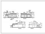 滨河某茶馆建筑设计施工图（共5张）图片1