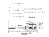 广州某服务中心岗亭及大门建筑设计施工图图片1