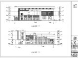 江苏某学校三层框架结构食堂建筑设计施工图图片1
