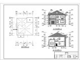 某地两层砖混结构独栋别墅建筑设计施工图纸图片1